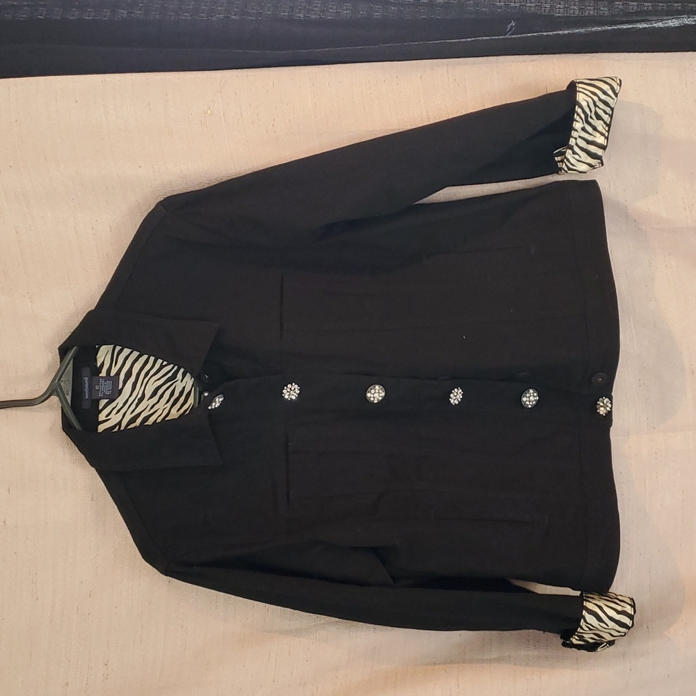 Westbound Black Snap Front Jacket - image 1